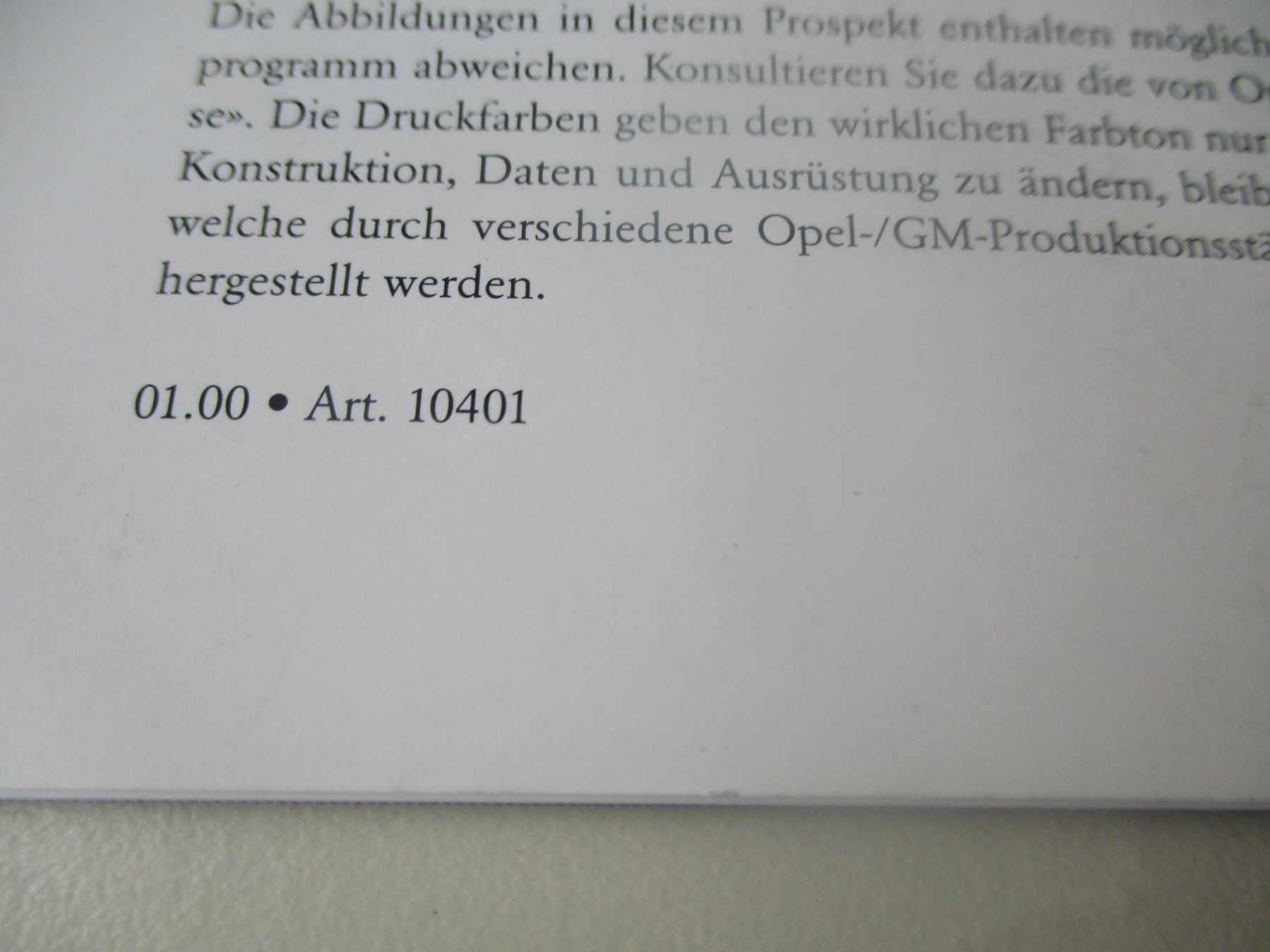 Documenti: ZAFIRA A KATALOG – Usato da Langnau i. E. venduto da Superseven69 8