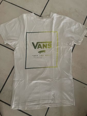 Vans T-Shirt "Off The Wall" weiss Gr. S Slim Fit