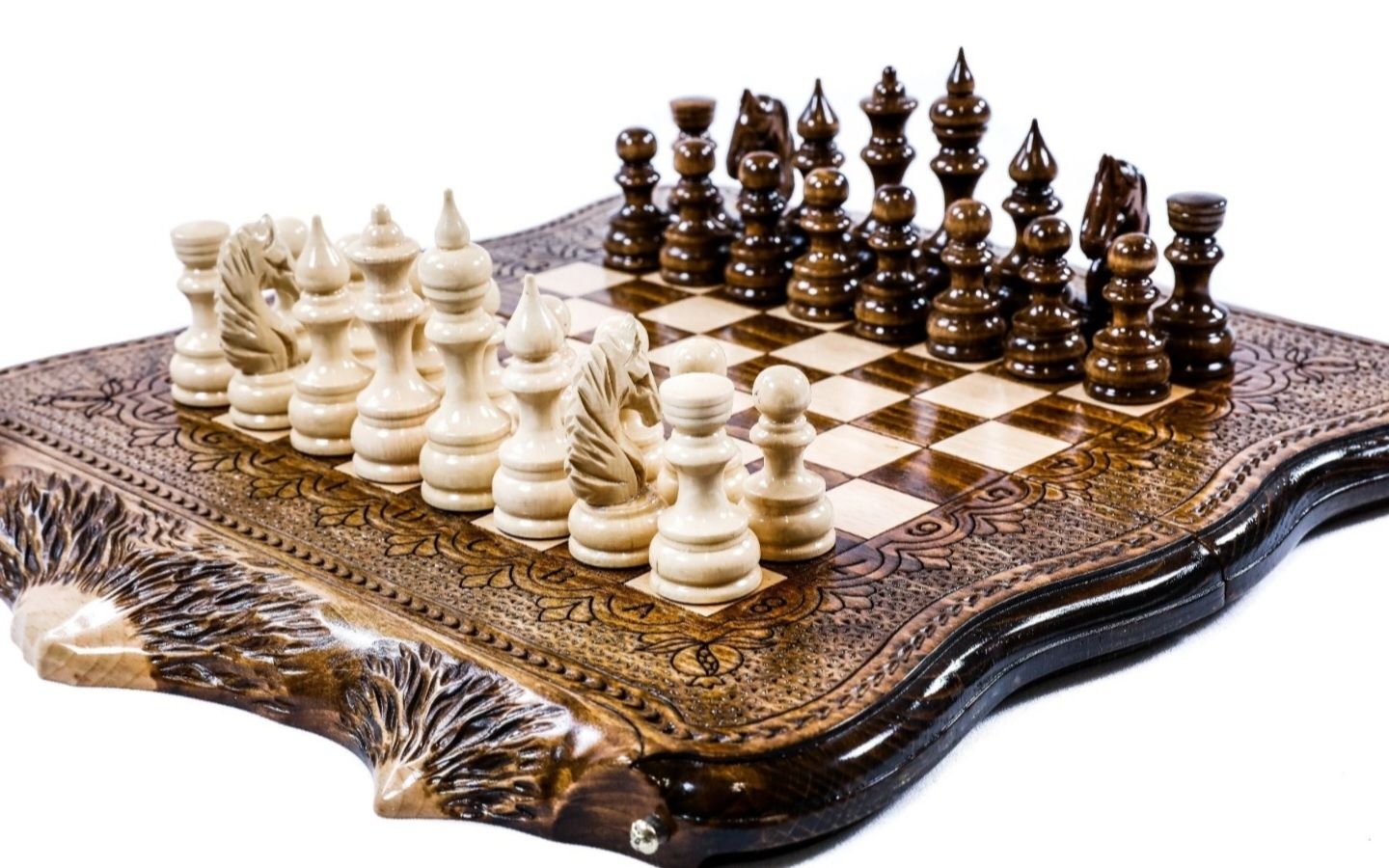 Giochi: Handgemachtes Backgammon und Schach – Nuovo e nell'imballaggio originale da Grindelwald venduto da kla_6r7z 4