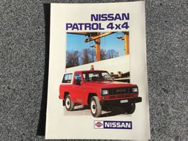 Nissan Patrol 4x4 Verkaufsprospekt November 1987