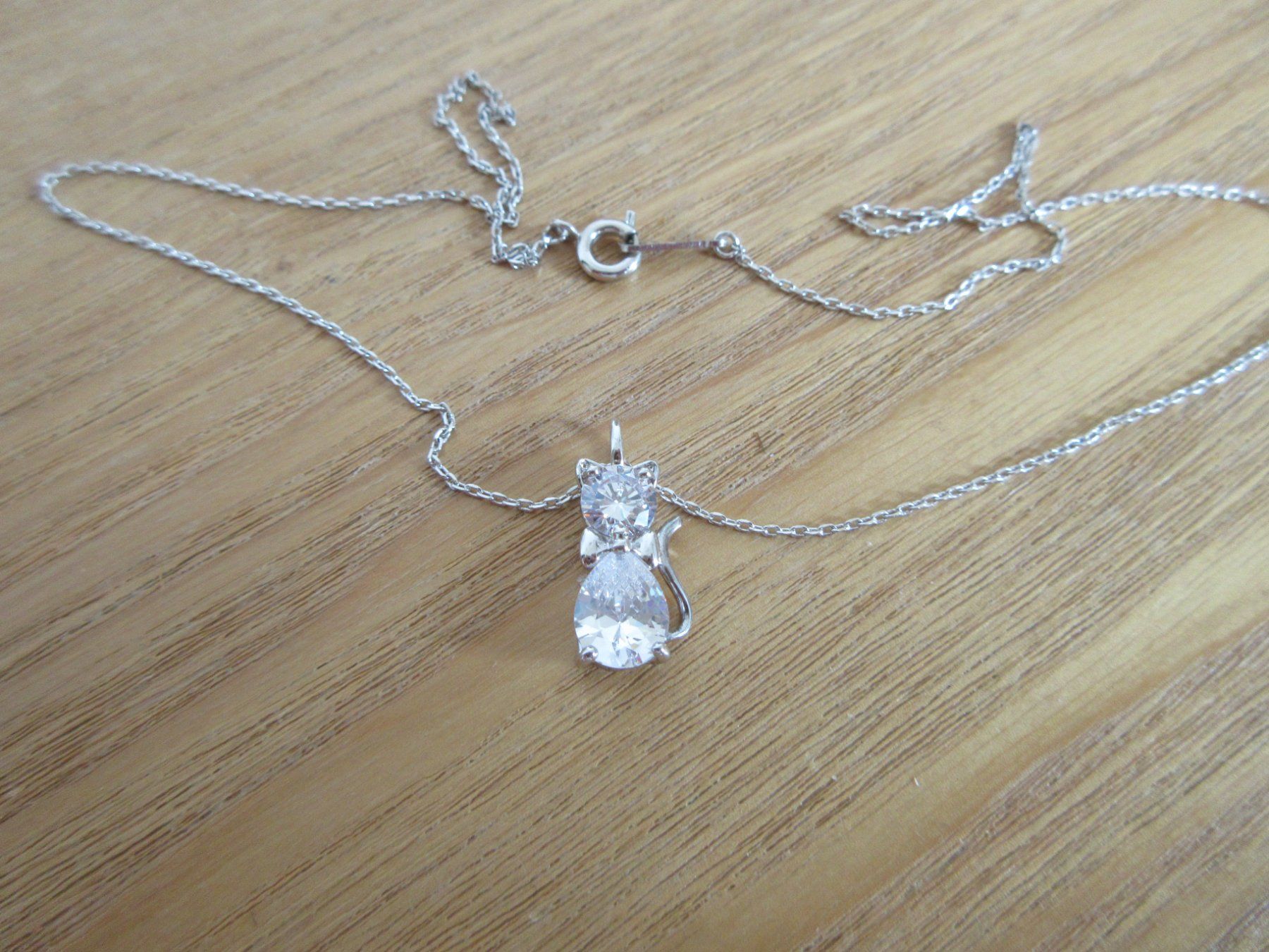 Catenine: Cat Katze Halskette, /Modeschmuck/ necklace!! – Nuovo (secondo la descrizione) da Goldach venduto da mamakotzi 3