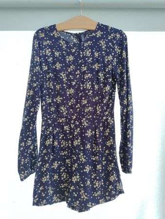 Superdry Jumpsuit kurz dunkelblau, Grösse XS