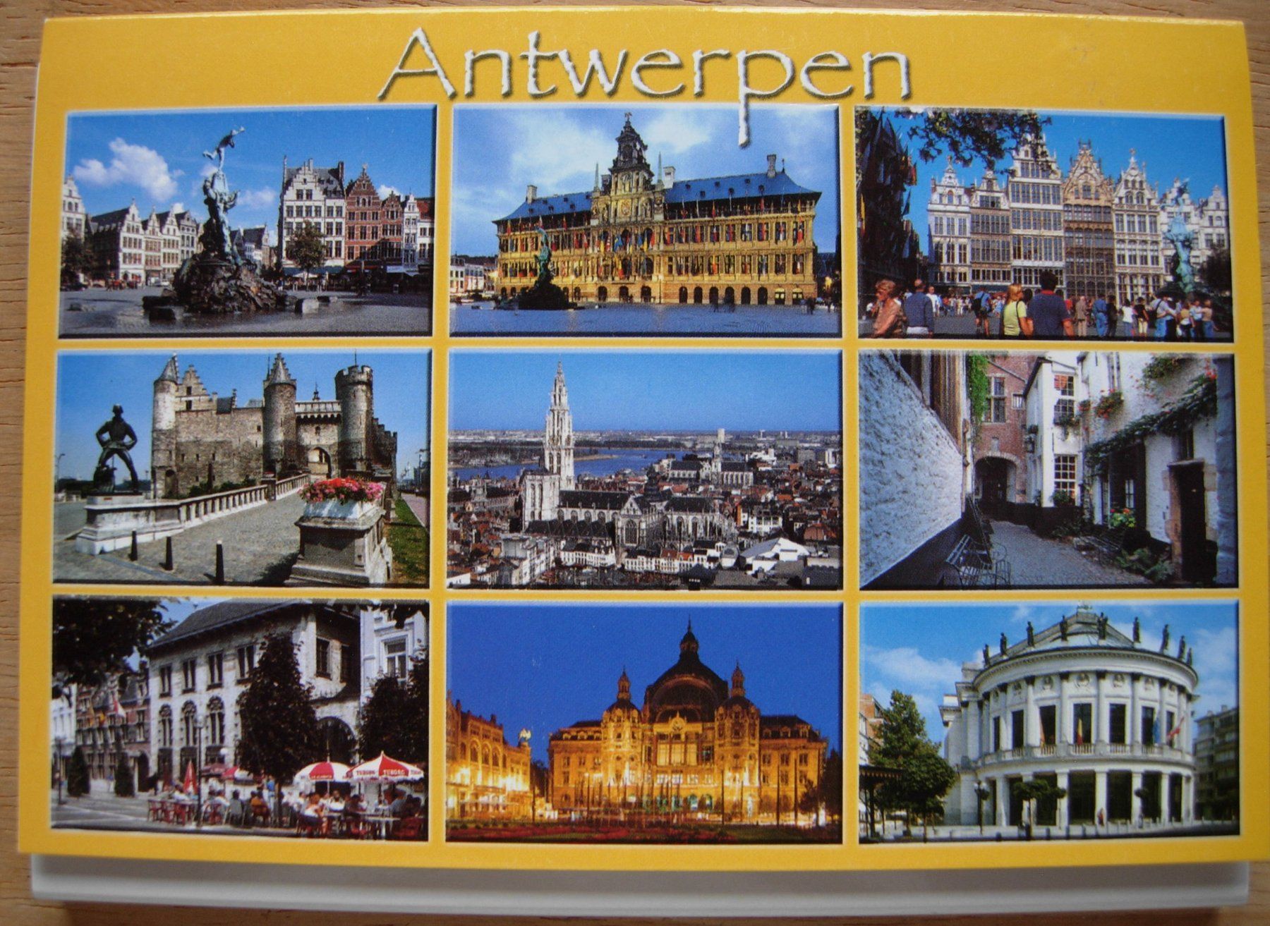 Cartoline postali: Ansichtskarten - Leporello Antwerpen Belgien – Usato da Dübendorf venduto da rumpumpel