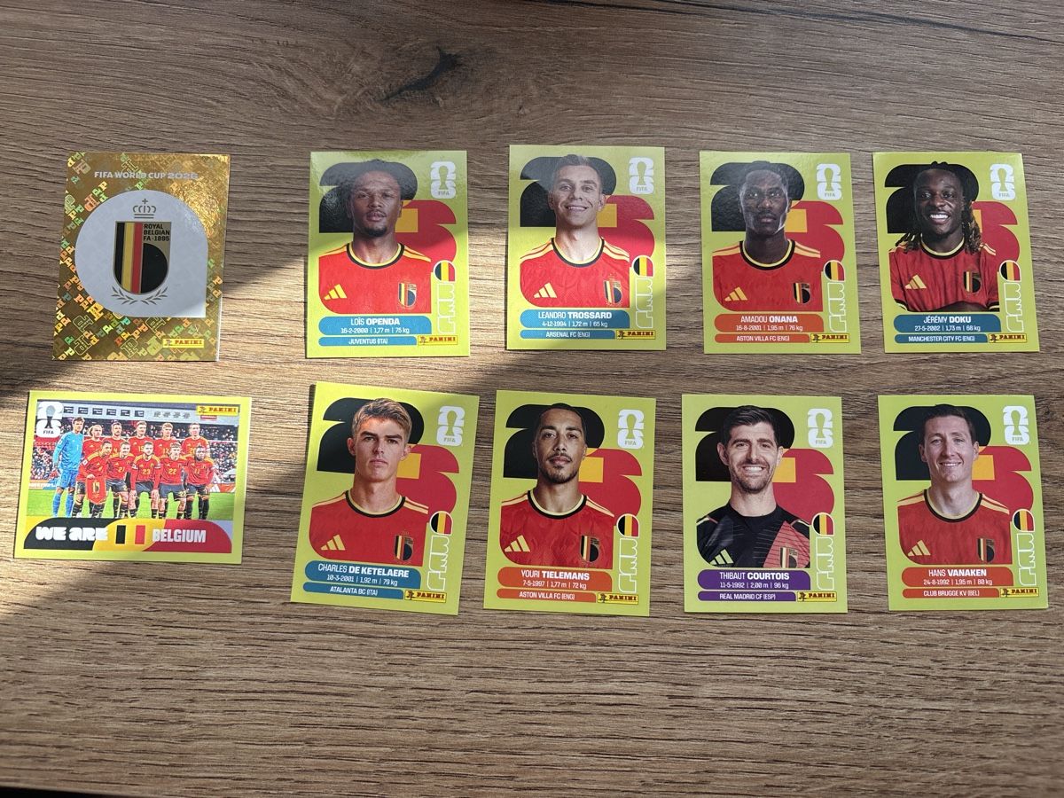 Panini Carte collezionabili: Panini WM 2026 Sticker Belgien – Nuovo (secondo la descrizione) da Menznau venduto da Hetfield85
