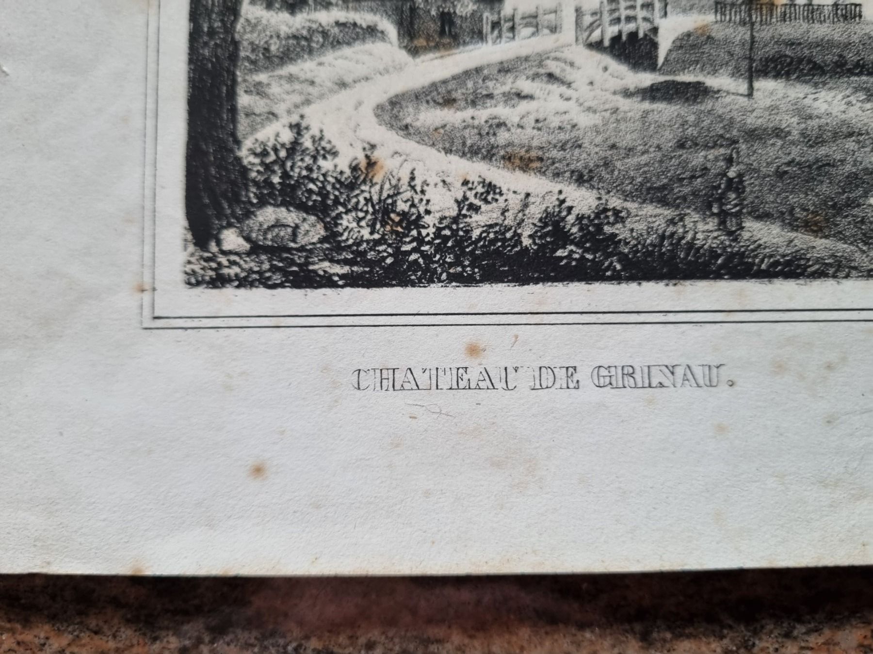 Incisioni: Schloss Grinau LITHO – Usato da Trachslau venduto da post35 2