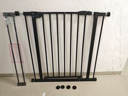 Schwarzes Schutzgitter für Kinder, Top Zustand, 80-110cm