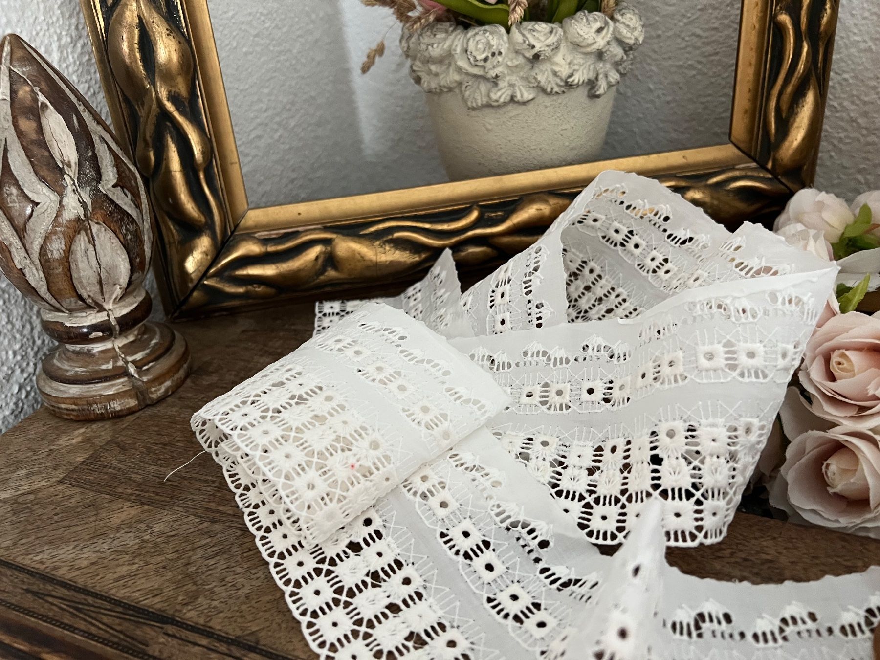 Tessuti: Alte, antike St.Galler Spitzen - Shabby – Nuovo (secondo la descrizione) da Walzenhausen venduto da Cerna007 1