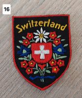 Badge , Patch, Aufnäher Switzerland , Alpenblumen (16)