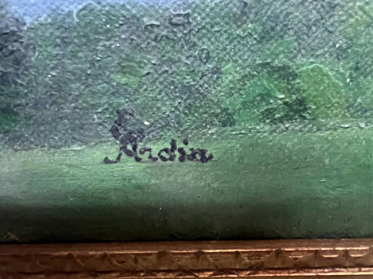 Dipinti: HUILE SUR TOILE ANCIENNE SIGNÉE ILLISIBLE ???? – Usato da Genève venduto da Qanil77 3