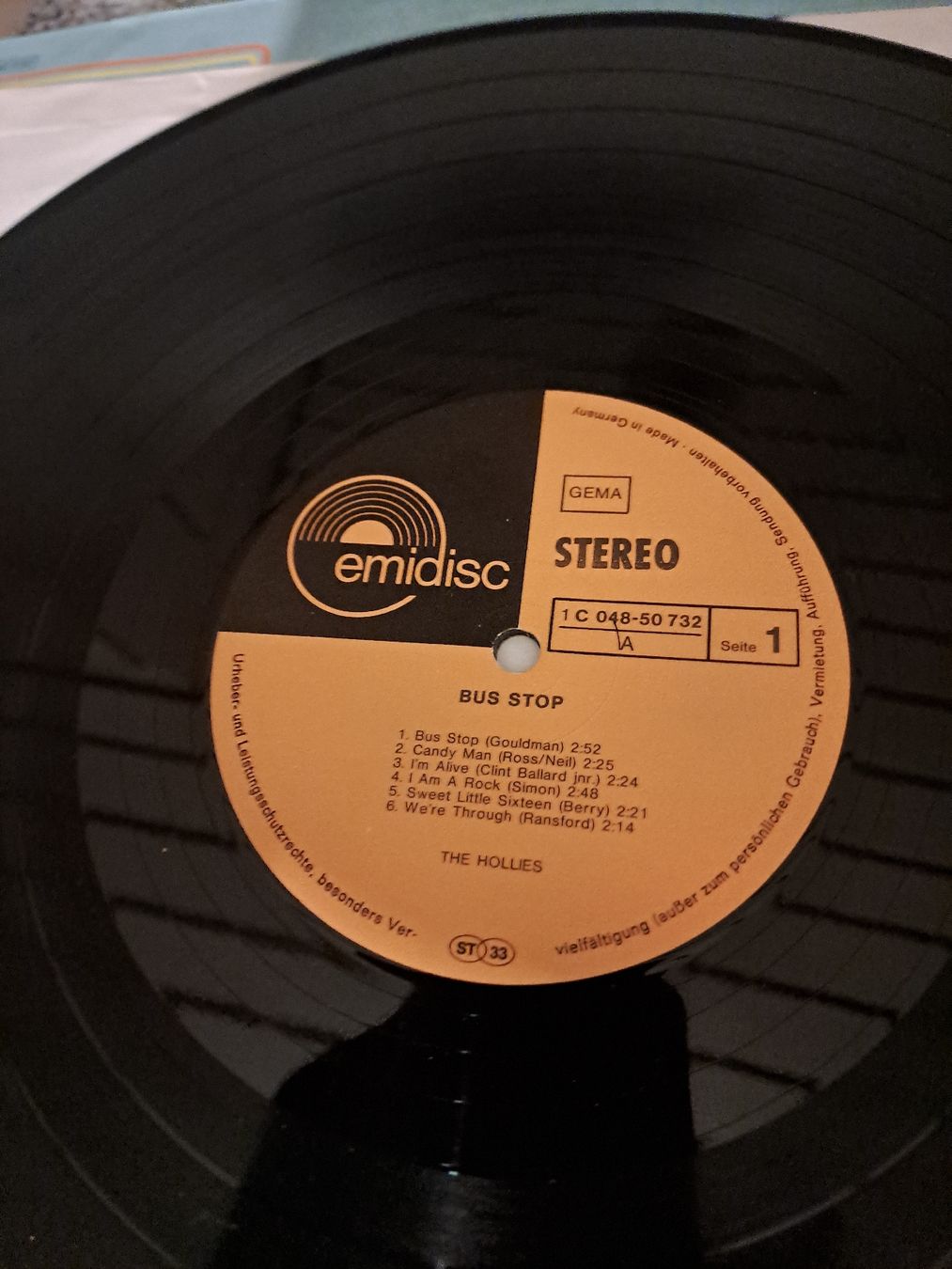 Dischi in vinile: LP  THE HOLLIES  "Bus Stop"  emidisc – Usato da Uetendorf venduto da Essiggurken 2