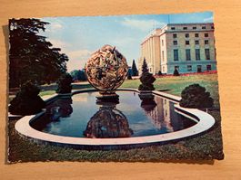 ANTIKE ANSICHTSKARTE GENEVE LE PALAIS DE NATIONS-UNIES*****