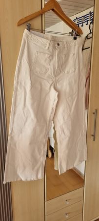 Weisse Damen Jeanshose, Gr. 42 Sommer Look, Neu!