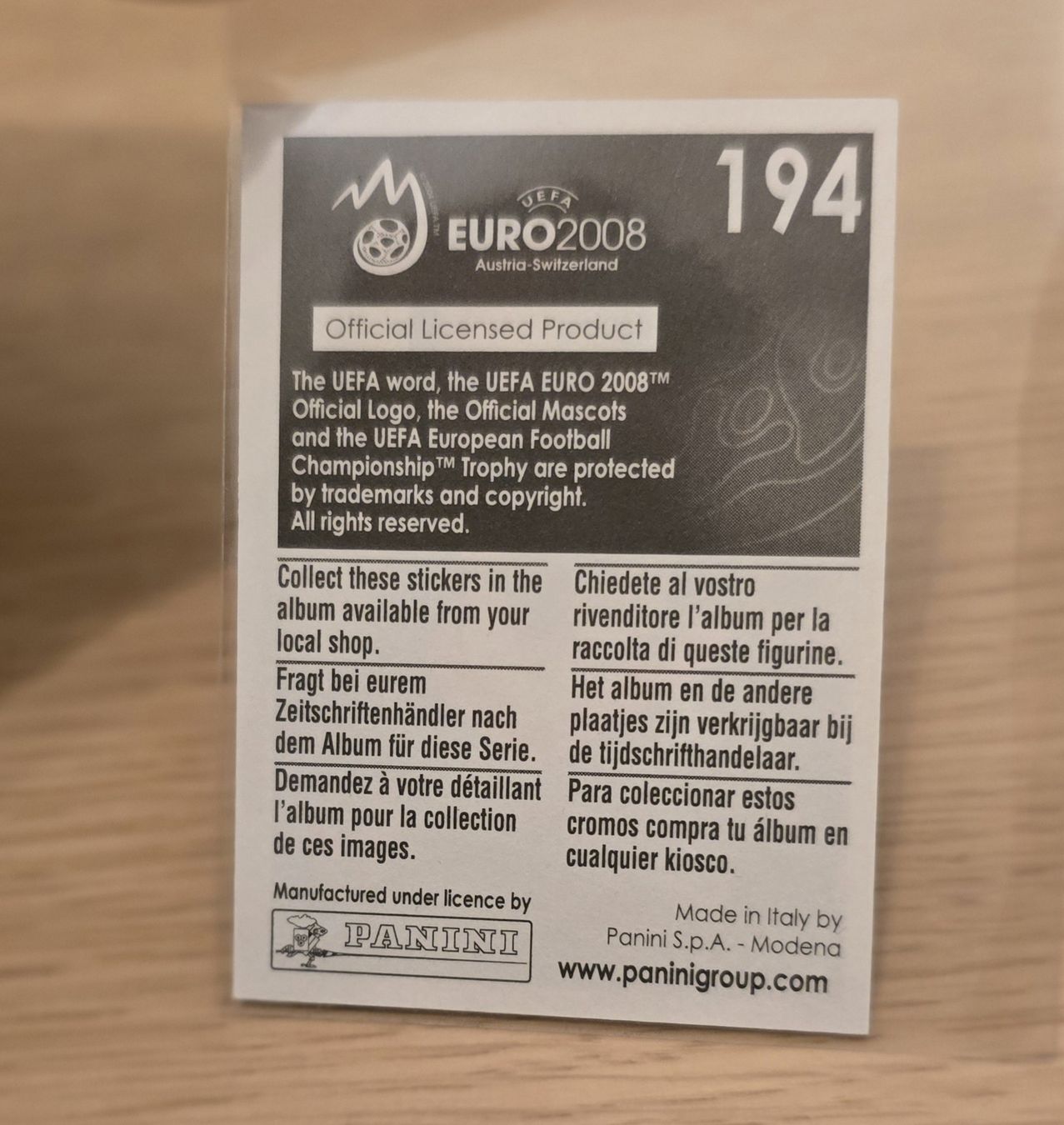 Panini Carte collezionabili: Luka Modric - Rookie Panini – Usato da Rotkreuz venduto da Titotesla 1