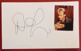Denis Leary Autogramm signiert Karte 8x13cm
