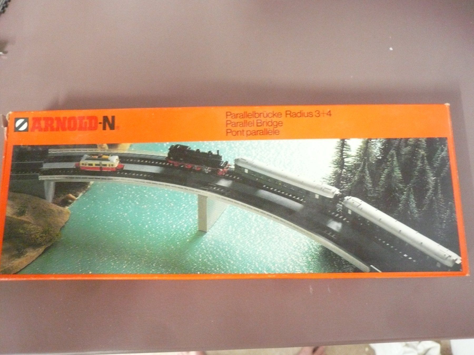 Arnold Trains électriques: Arnold 6122 Parallelbrücke Radius 3 + 4 " ABSOLUTE RARITÄT " – Neuf avec emballage d'origine à Pfaffnau par nolff