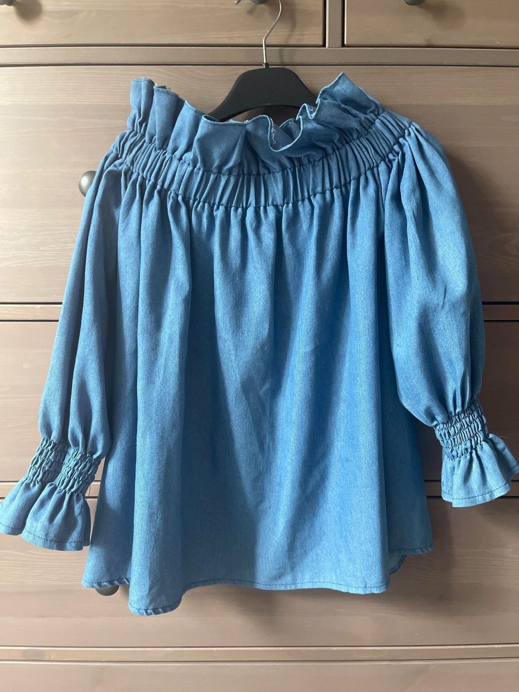 Tops: Jeans Oberteil Off-Shoulder Gr. S – Neu (gemäss Beschreibung) aus Brütten von Rod816 1