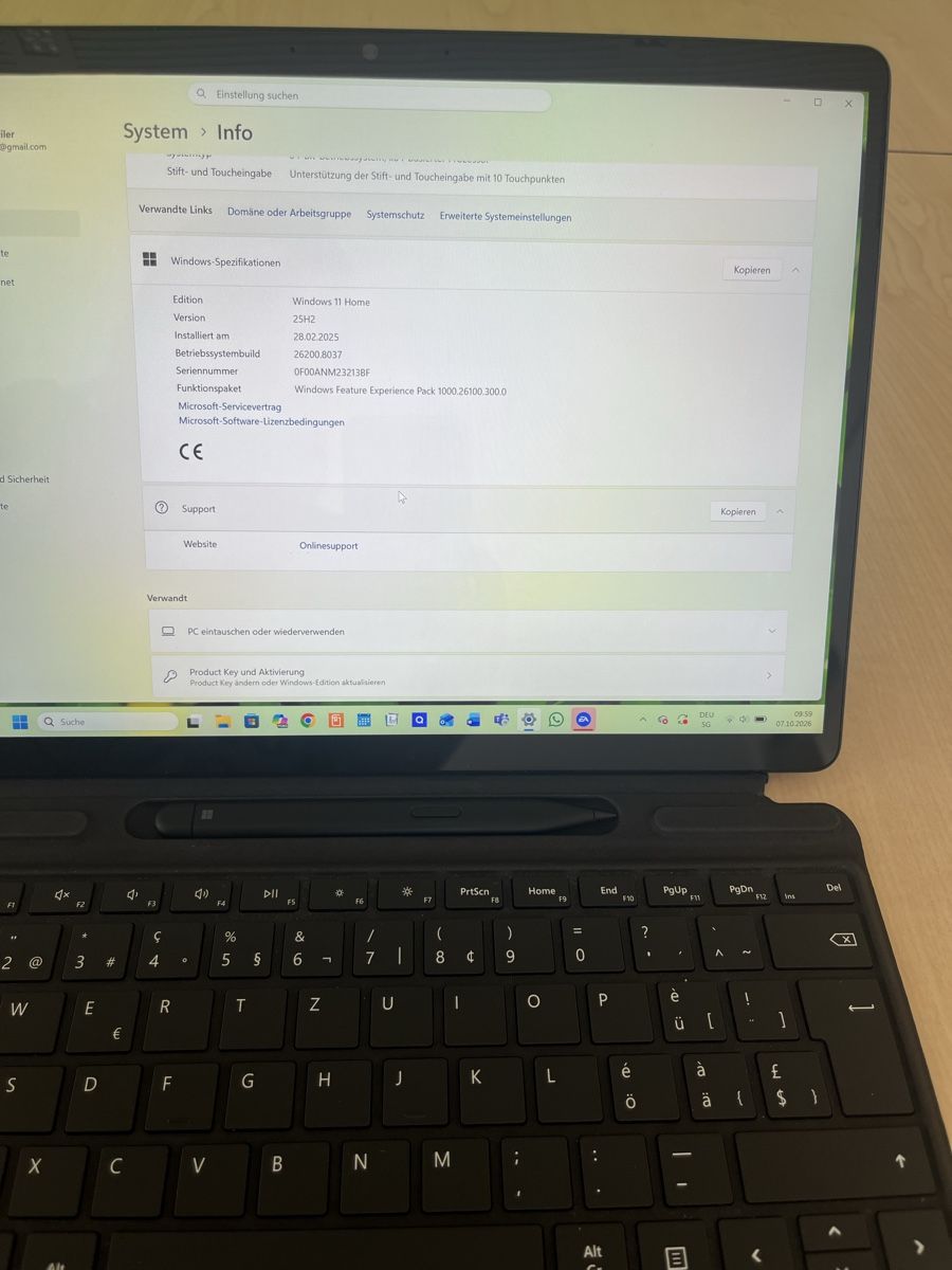 Microsoft Tablet PC: Microsoft Surface Pro 9 13” i5 8GB 256GB+Keyboard+Slimpen – Gebraucht aus Altstätten SG von Michelle1412 8