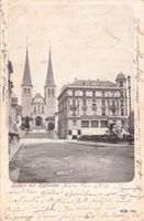Luzern // ca. 1905 Hofkirche Seide Silke Schweizer