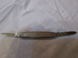 Couteau de poche vintage Garage Gupzelen Riel Solingen (502)