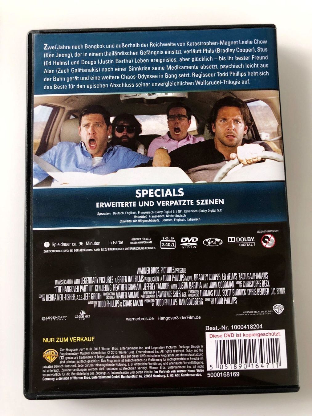 Tutti i DVDs: DVD - HANGOVER 3 – Usato da Gommiswald venduto da Aloha.Spirit 1