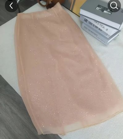 Jupe mit pailletten xs neu