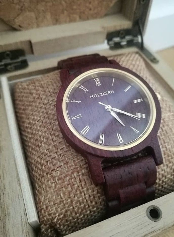 Bracciali & Braccialetti: Holzkern Armbanduhr – Nuovo (secondo la descrizione) da Winkel venduto da Zimtguetzli