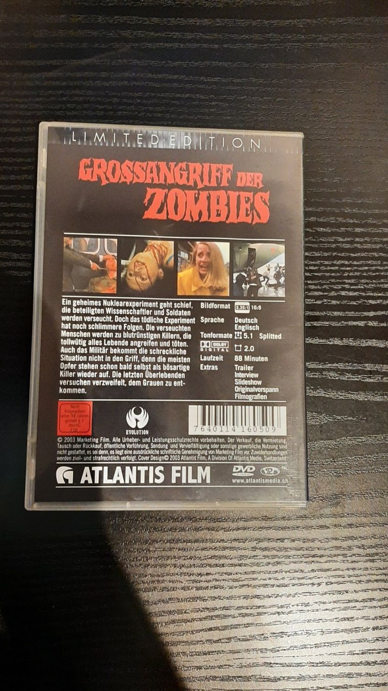 Tutti i DVDs: Grossangriff der Zombies, Limited Edition – Usato da Kriens venduto da adr_f6fh 2