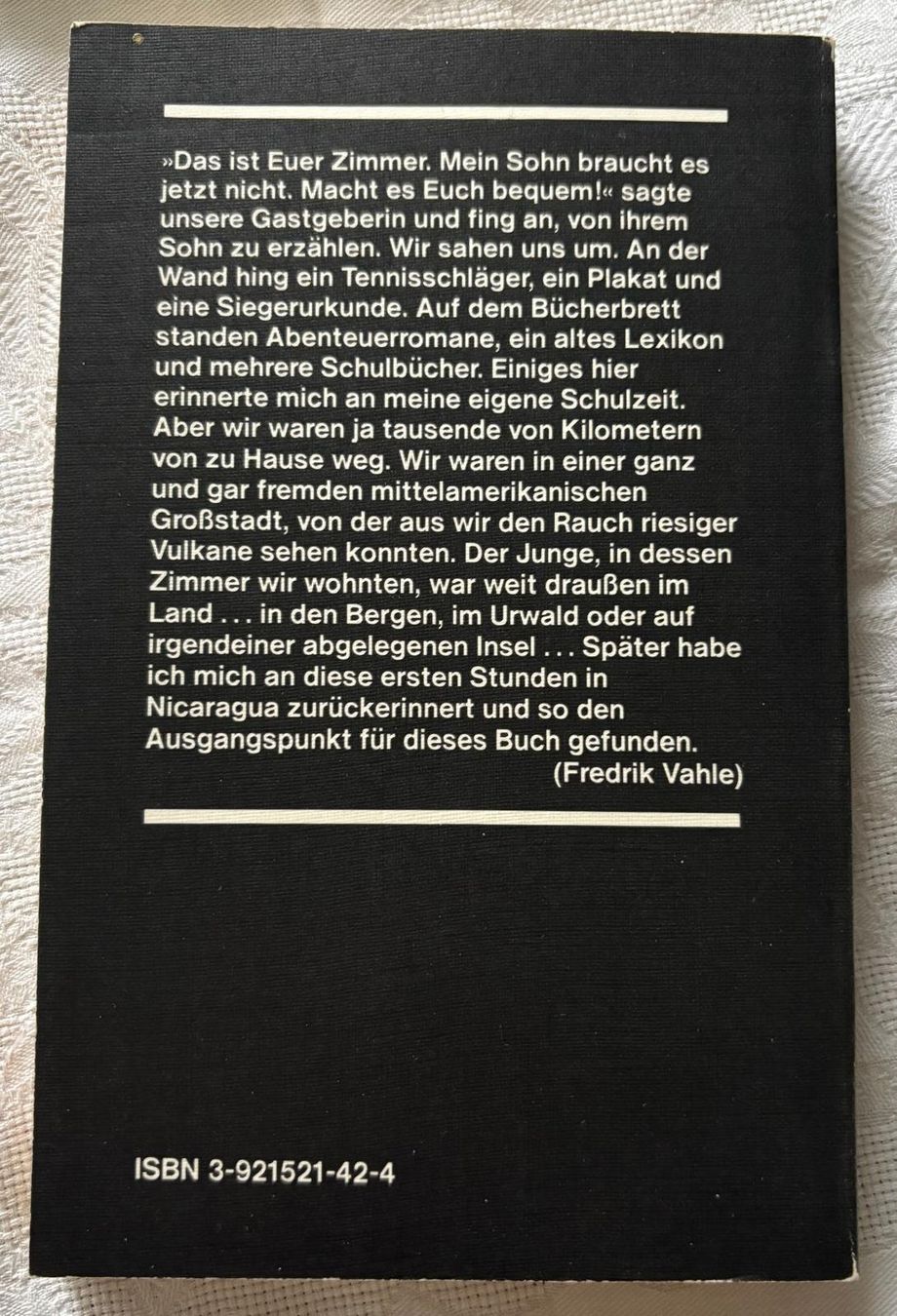 Libri: Manuel oder die Reise zum Anfang der Welt - Fredrik Vahle – Usato da Interlaken venduto da Poeschtli 1