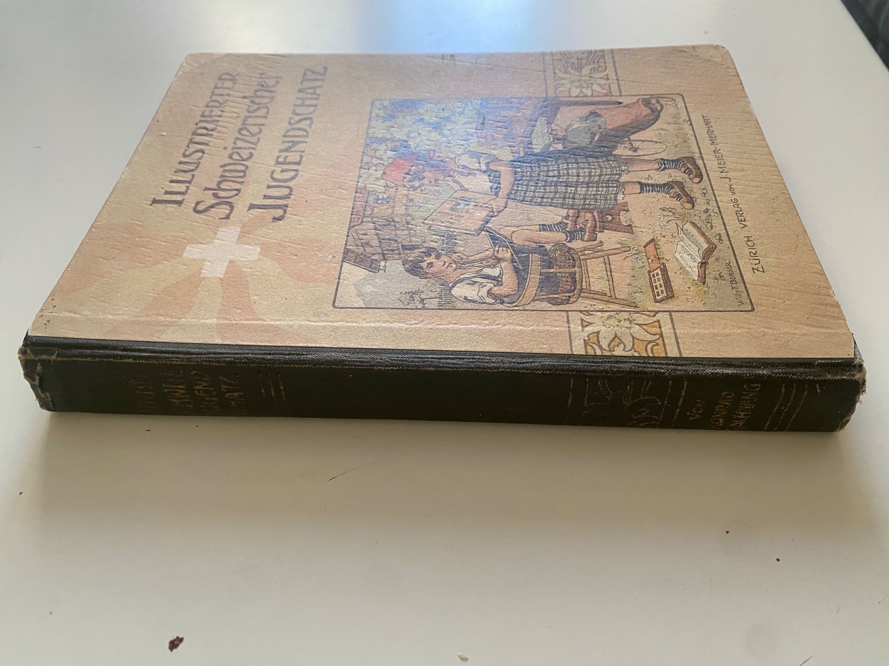 Libri: Antiques Buch - ILLUSTRIERTER SCHWEIZERISCHER JUGENDSCHATZ – Usato da Münsingen venduto da Ganjam 1