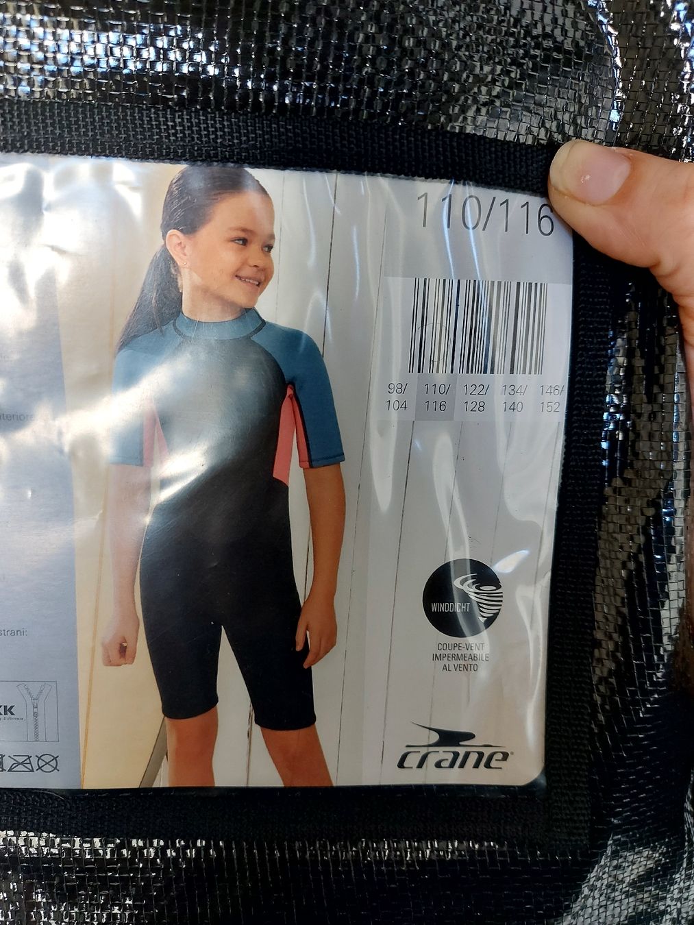 Completi: Tuta da surf ragazza 110 / 116 nuova  – Nuovo e nell'imballaggio originale da Coldrerio venduto da camillo71