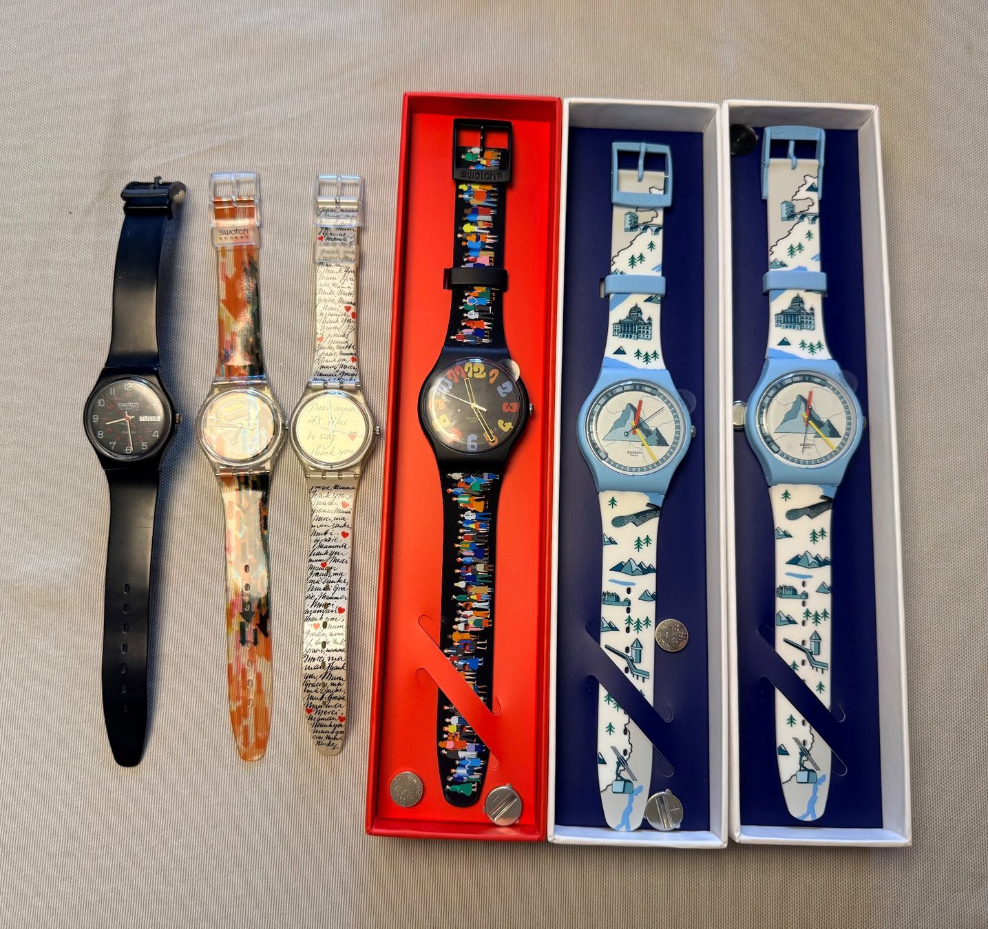 Swatch Orologi: Swatch Uhren 6 Stk. – Nuovo (secondo la descrizione) da Zollikon venduto da Catador