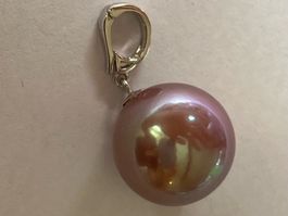 Anhänger Au750 Süsswasserperle 11.5 mm ohne Kette
