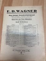 Klaviernoten Piano  Wagner 4 Hände alt