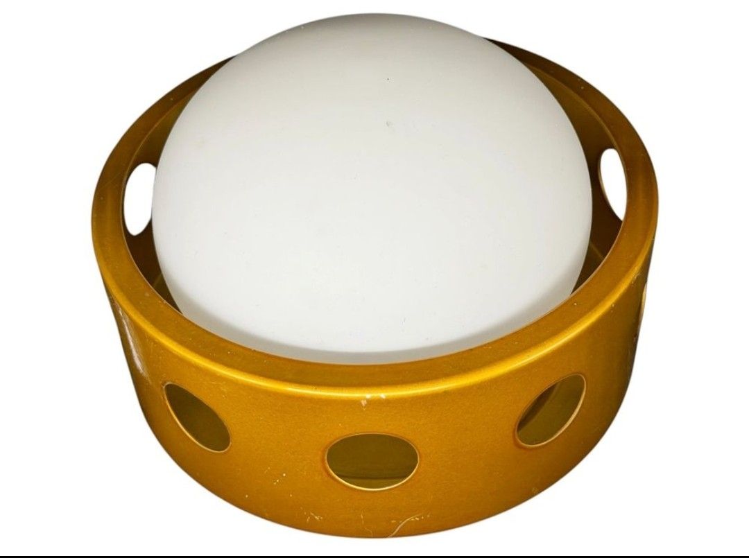 Kronleuchter & Deckenlampen: Space age Deckenleuchte Gelb/Gold – Gebraucht aus Zürich von Janeway85 2