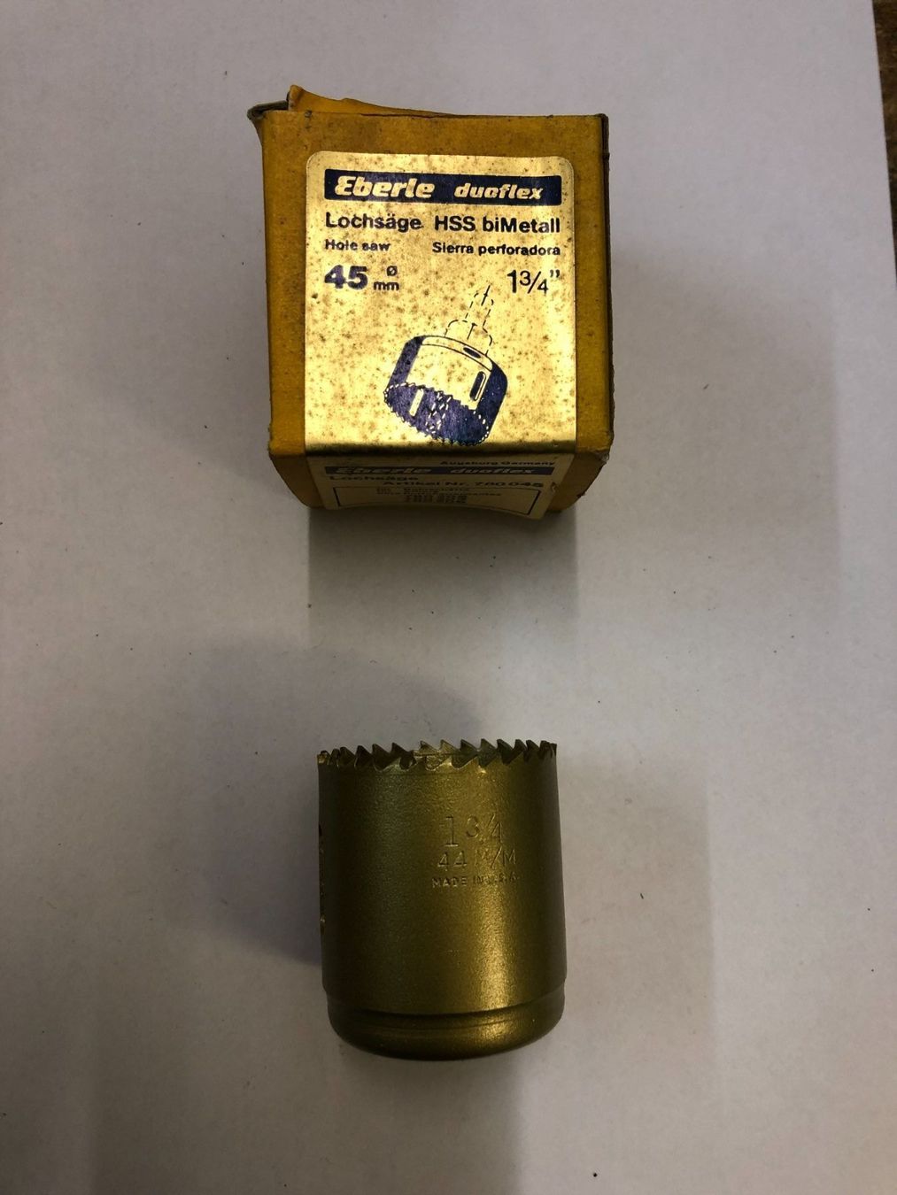 Tutti gli attrezzi: Lochsäge EBERLE BI-Metall 44 mm – Nuovo e nell'imballaggio originale da Wagen venduto da Aloeveragold