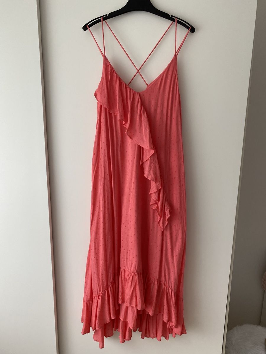 Other Stories Robes: & other stories Sommerkleid mit Volants, pink, Grösse 36 – D'occasion à Winterthur par marisole4