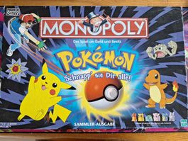 Pokémon Monopoly - Sammler-Ausgabe Parker Figuren vorhanden