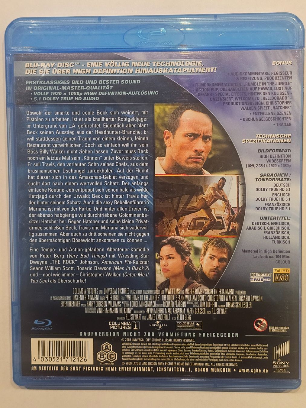 Tutti i DVDs: Blu-ray Welcome to the Jungle Extended Version – Usato da Würenlos venduto da Keks 1