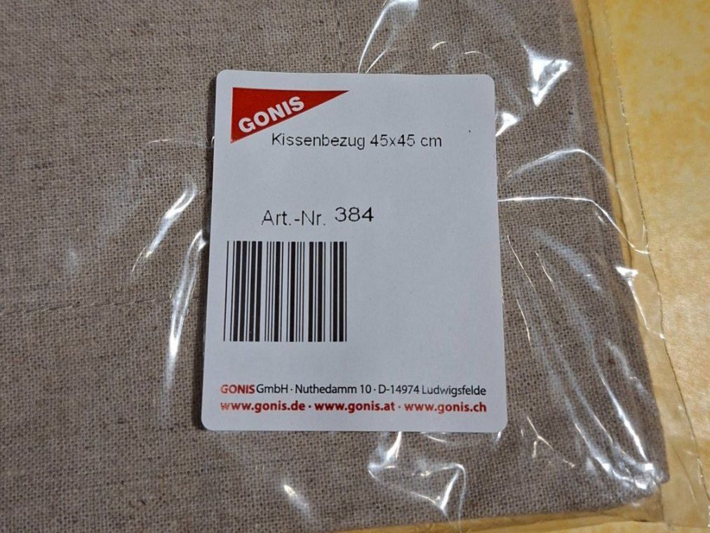 Gonis Kits de loisir créatif: Kissenbezug – Neuf avec emballage d'origine à Bretzwil par eri_2gck 1
