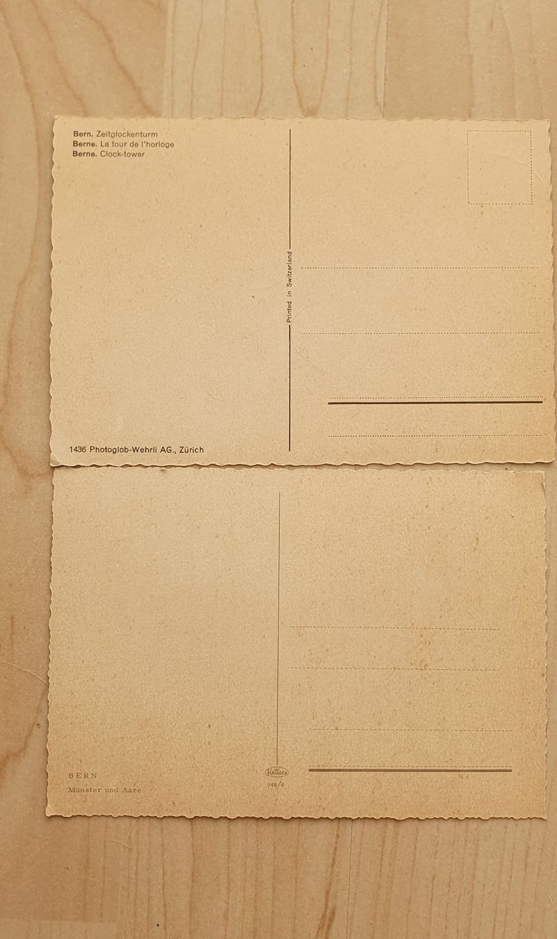 Cartoline postali: 2 Ansichtskarten von Bern aus den 60er Jahren – Usato da Jona venduto da kol_2kl8 1