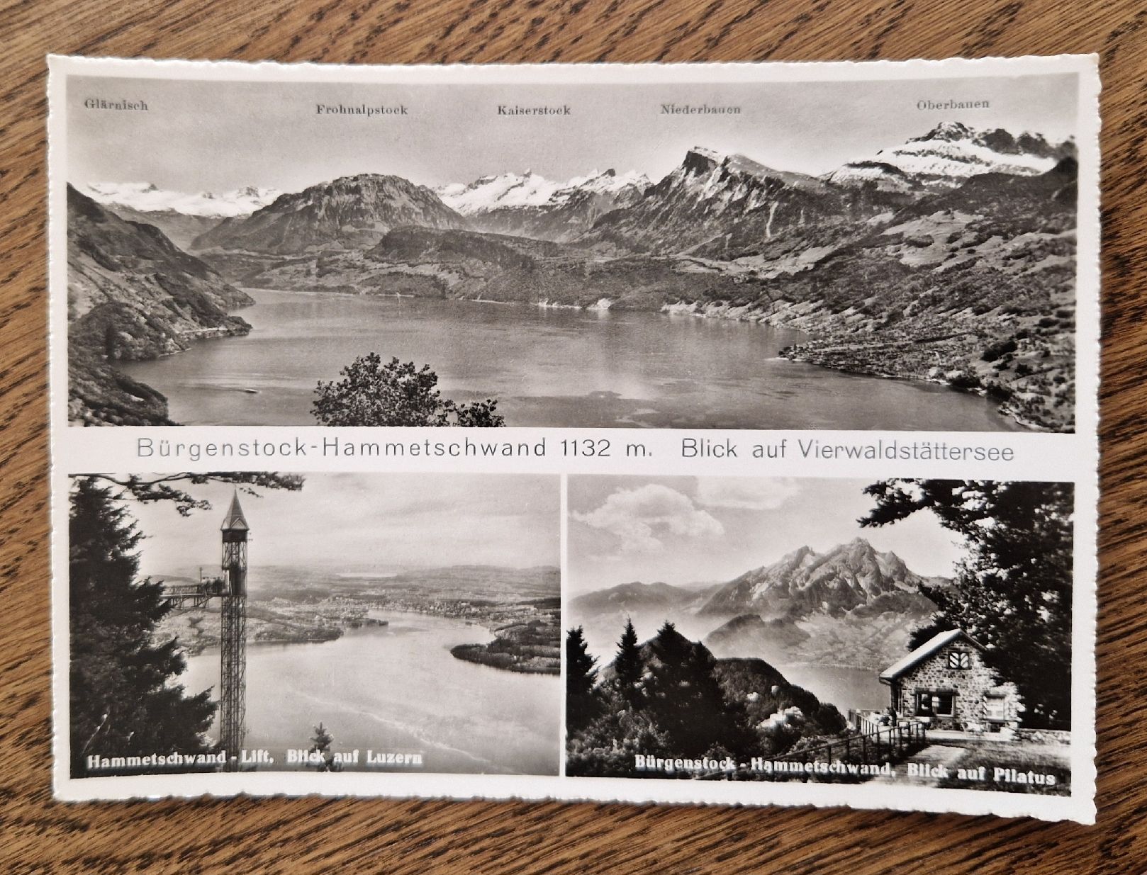 Cartoline postali: Dreibildkarte Bürgenstock – Usato da Ebikon venduto da Donar50
