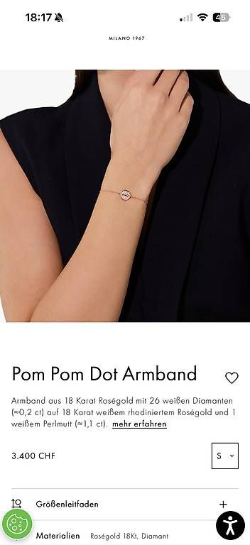 Bracciali & Braccialetti: Pomellato Pom Pom Armband Neu  – Usato da Freienbach venduto da ang_8xxz 3