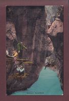 MEIRINGEN - Aareschlucht - Leute
