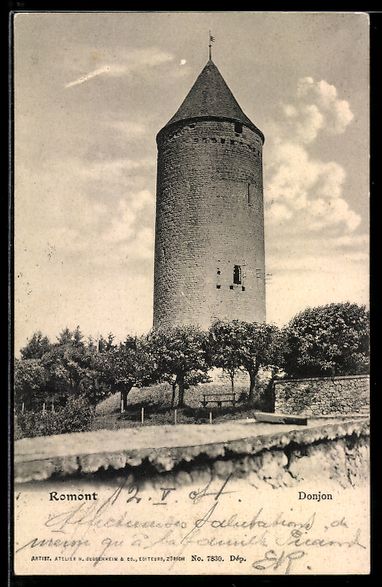 Cartes postales: AK Romont, Donjon – D'occasion à Berlin par bartko-reher
