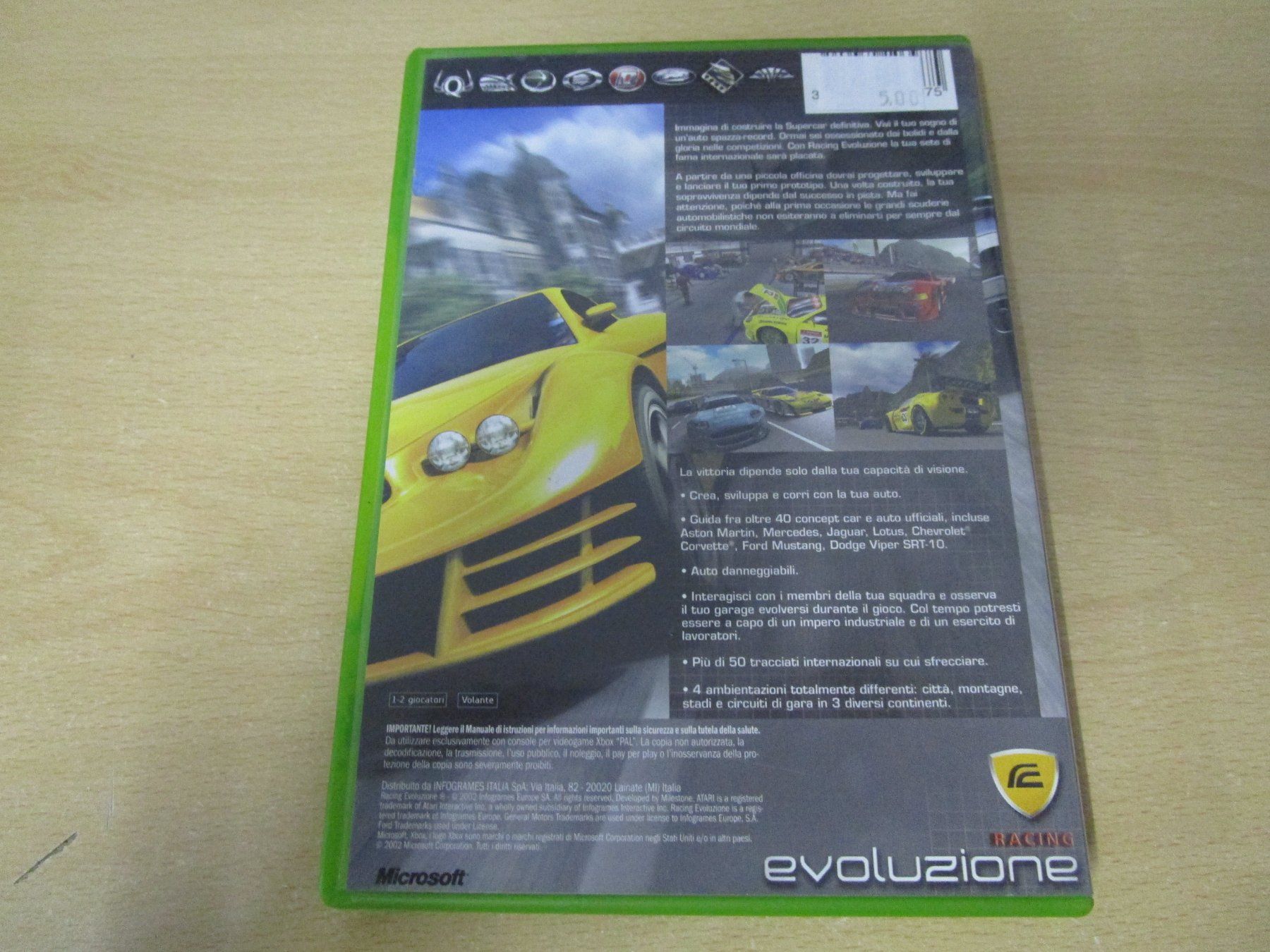 Microsoft Giochi: Racing Evoluzione Microsoft Xbox XBOX – Usato da Goldau venduto da agestuffer 1