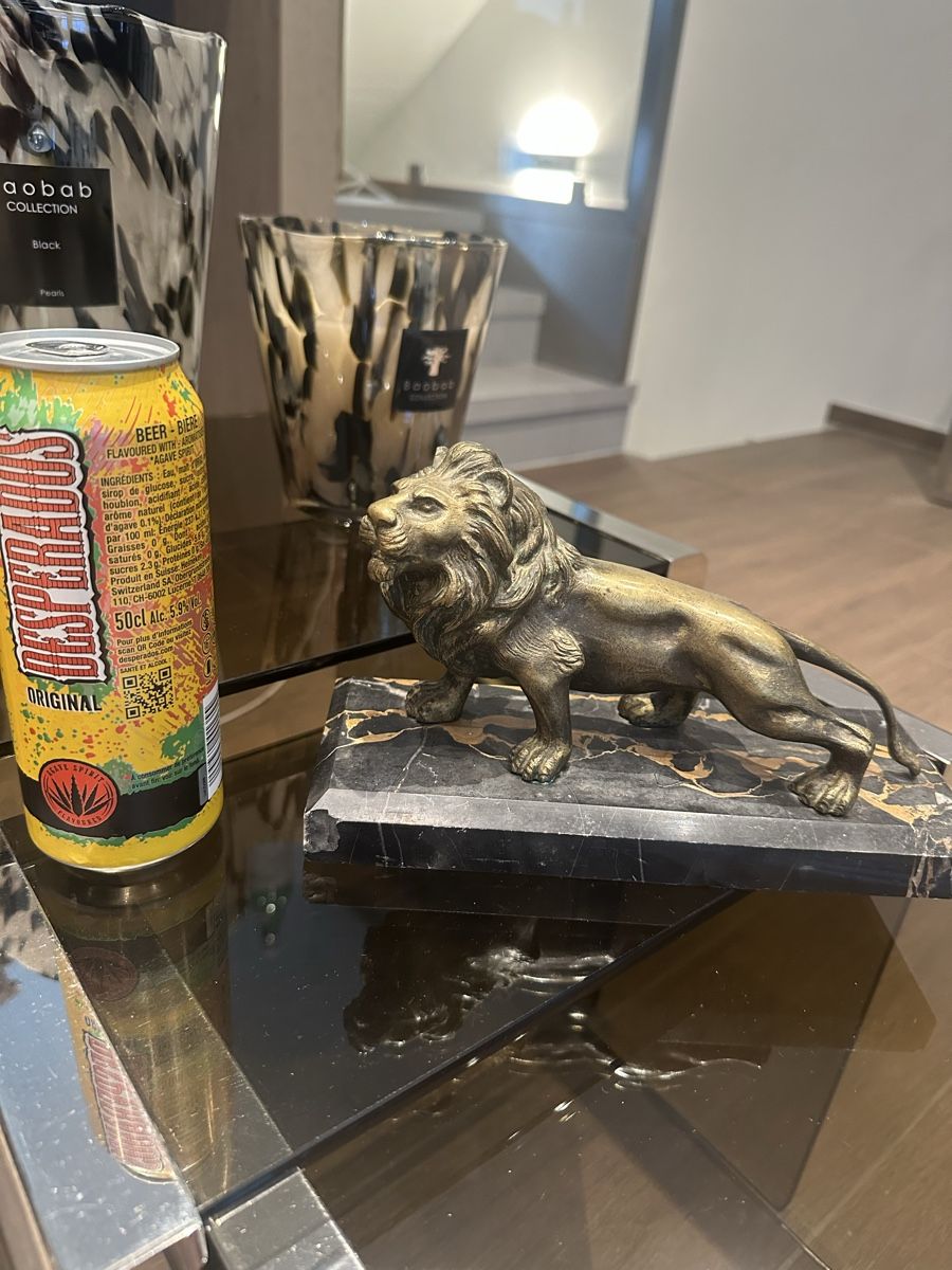 Sculture & Statue: Sculpture Lion en bronze – Usato da Bellevue venduto da bordeaux075cl 1