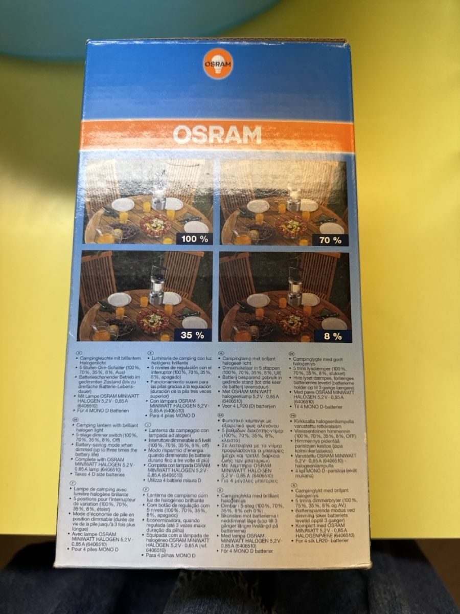 Osram Lampen: OSRAM Camping Halogen Lampe DIM-Funktion ungebraucht – Neu (gemäss Beschreibung) aus Winterthur von Zahir02 2