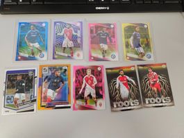 9 Kartenlot Frankreich/France/Ligue 1(u.a.Mbappe,Henry)