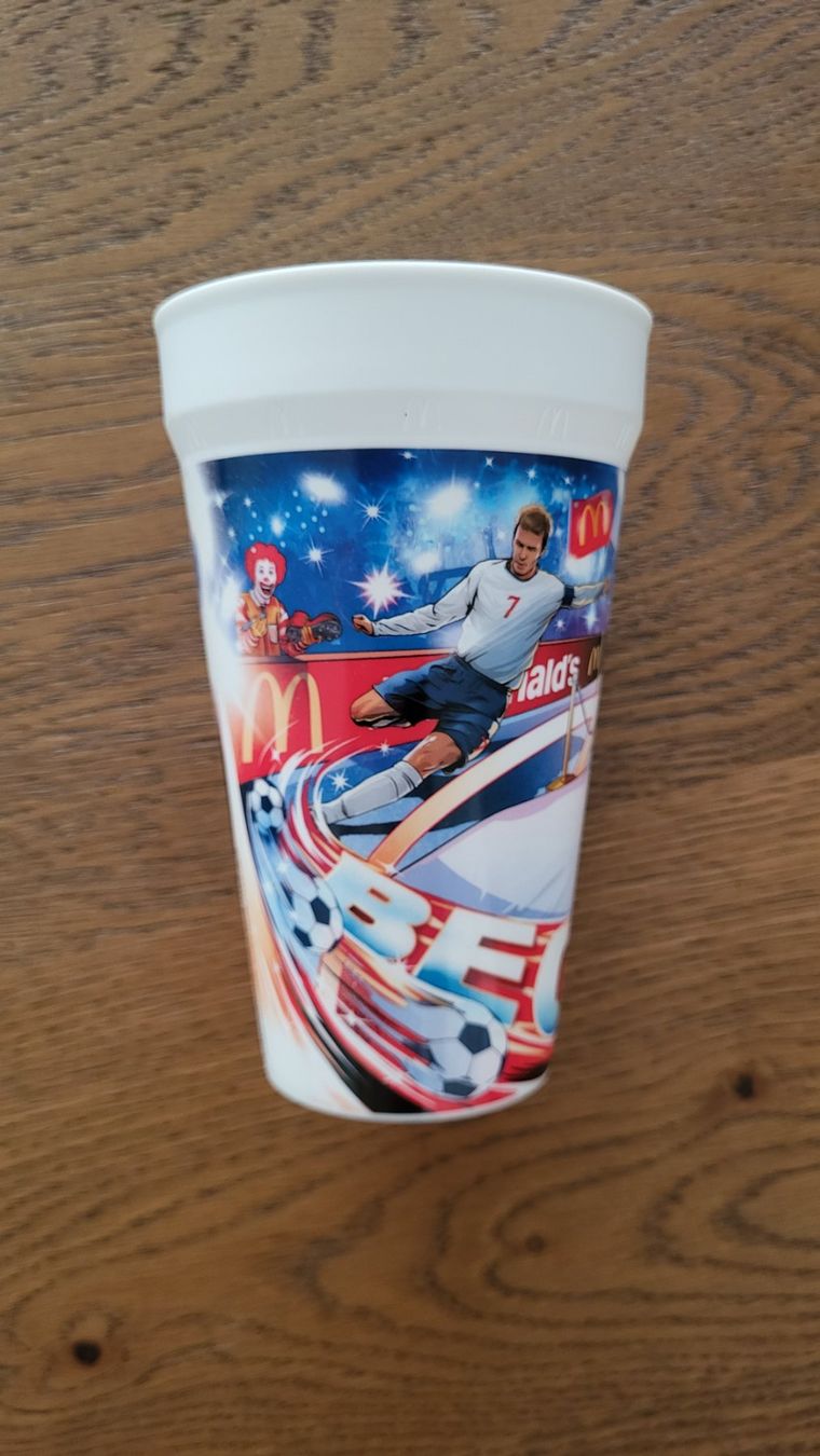 Mc Donald's Verres: Backham WM26-Becher McDonald's – Neuf avec emballage d'origine à Frick par cliecjo 1