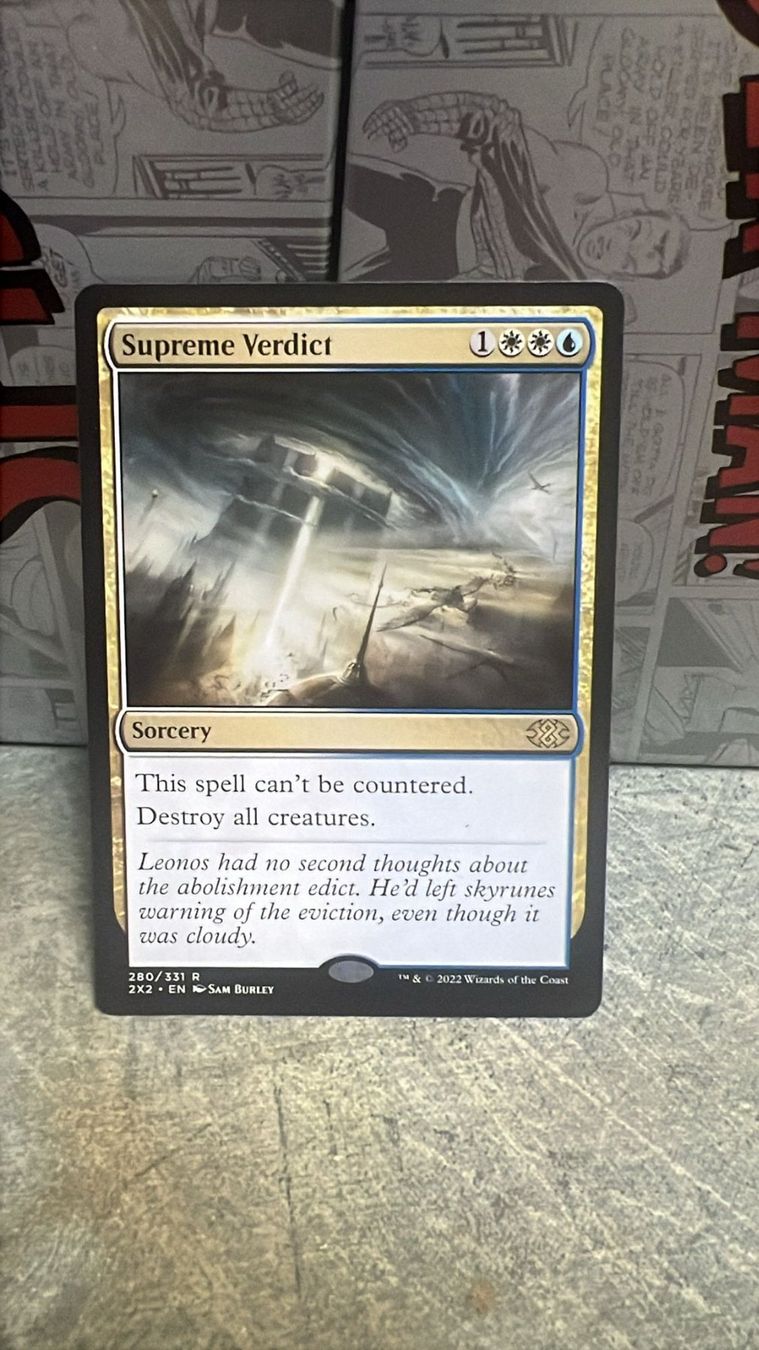 Magic The Gathering Carte collezionabili: Supreme Verdict – Nuovo (secondo la descrizione) da Wilen b. Wollerau venduto da GarruksShop